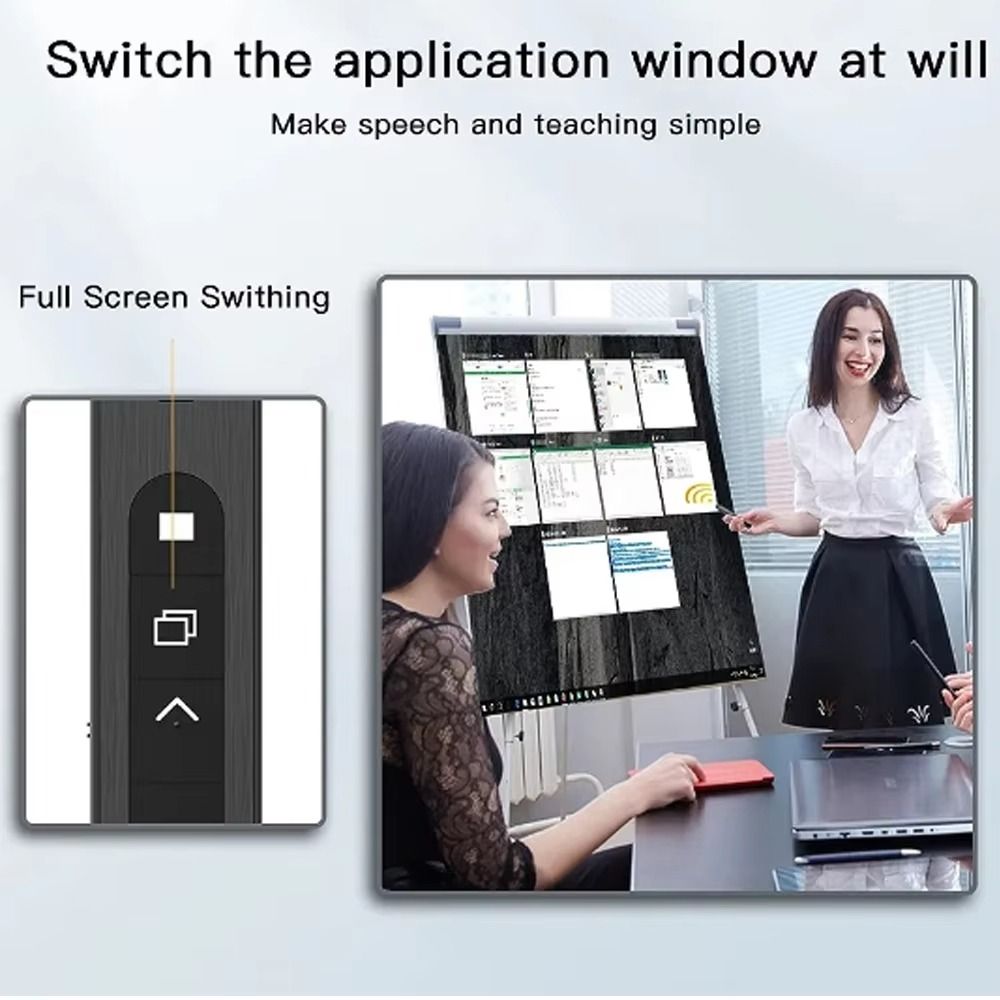 Presentation Remote Laser - 2.4GHz Wireless Presentation Clicker Infrared Remote
