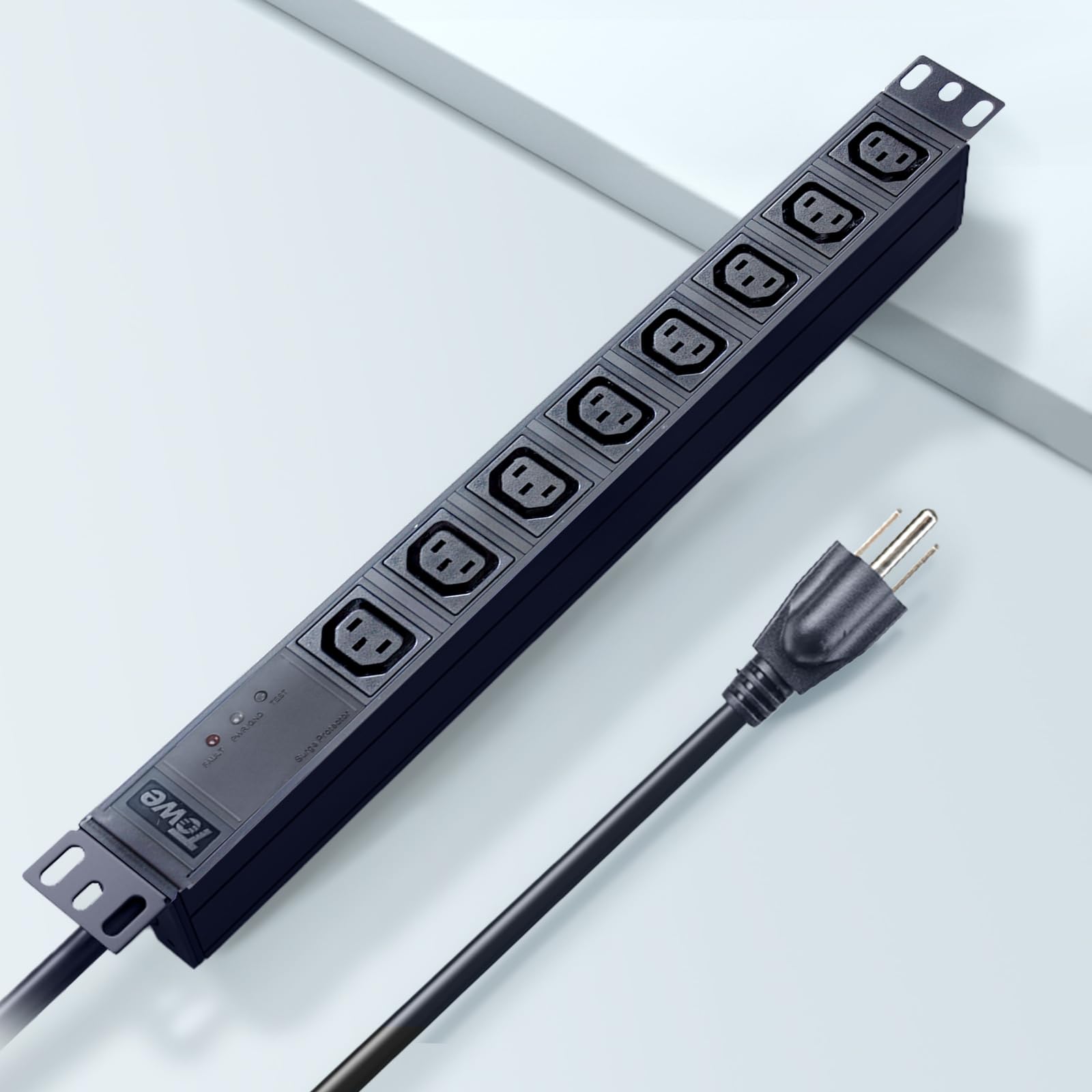 Surge Protector Rack - TOWE 8 Outlet IEC C13 Metal