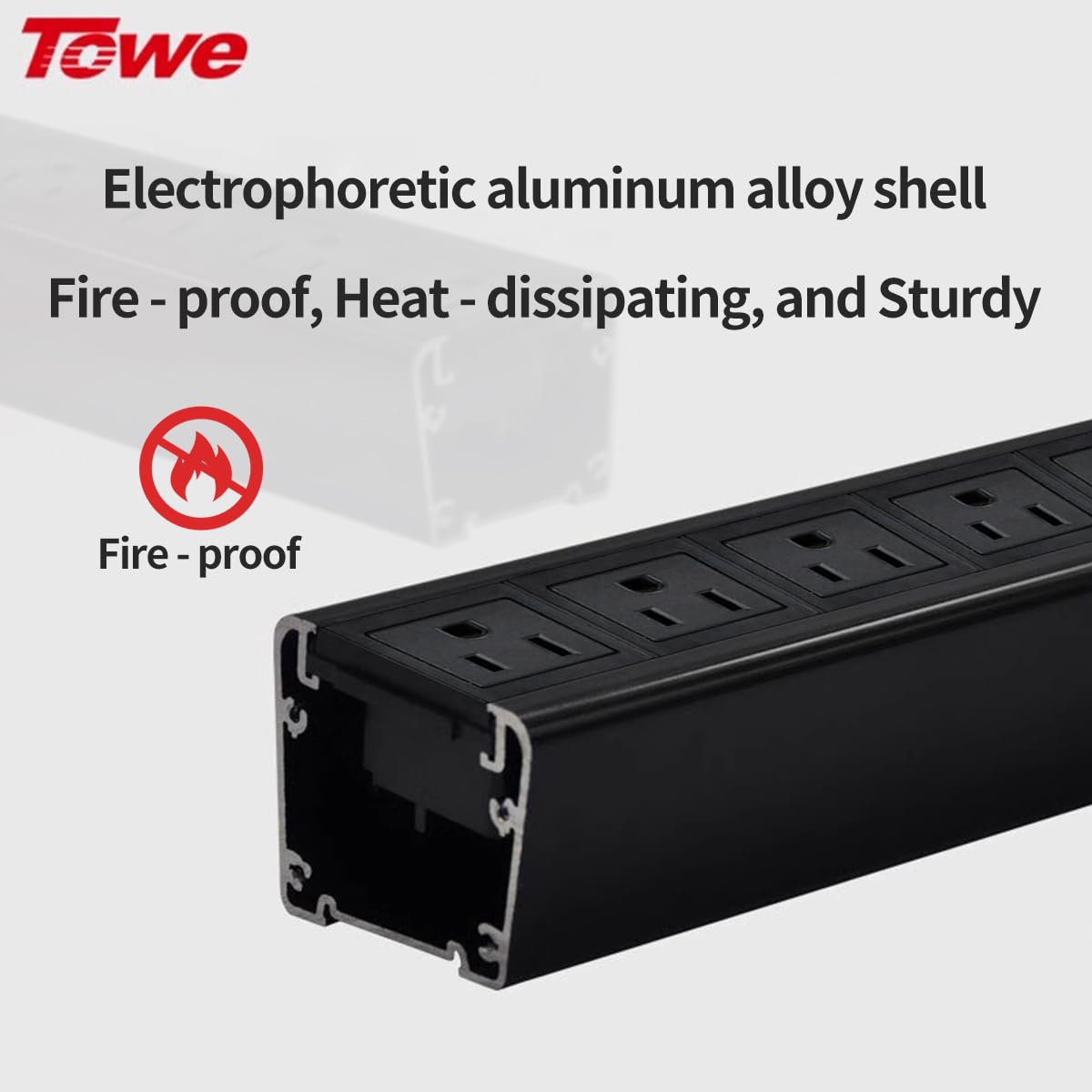 OWE Heavy Duty 7 Outlet Metal  - Surge Protector Rack 评论和价格
