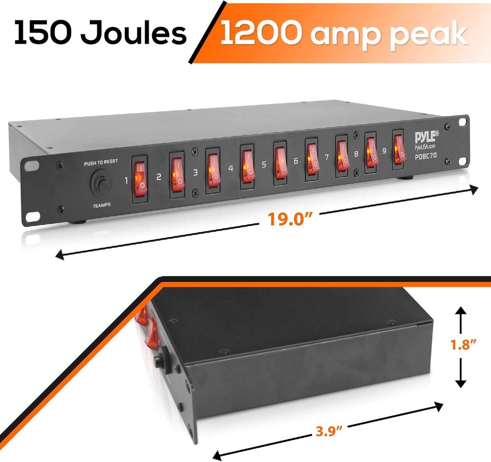 9 Outlet Surge Protector Power - Surge Protector Rack 评论和价格