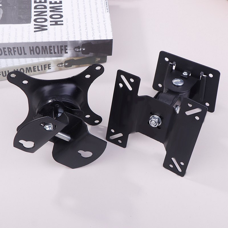 1 Set 14-24/27Inch TV Mounts L - Flat Panel Mount Tilt 评论和价格