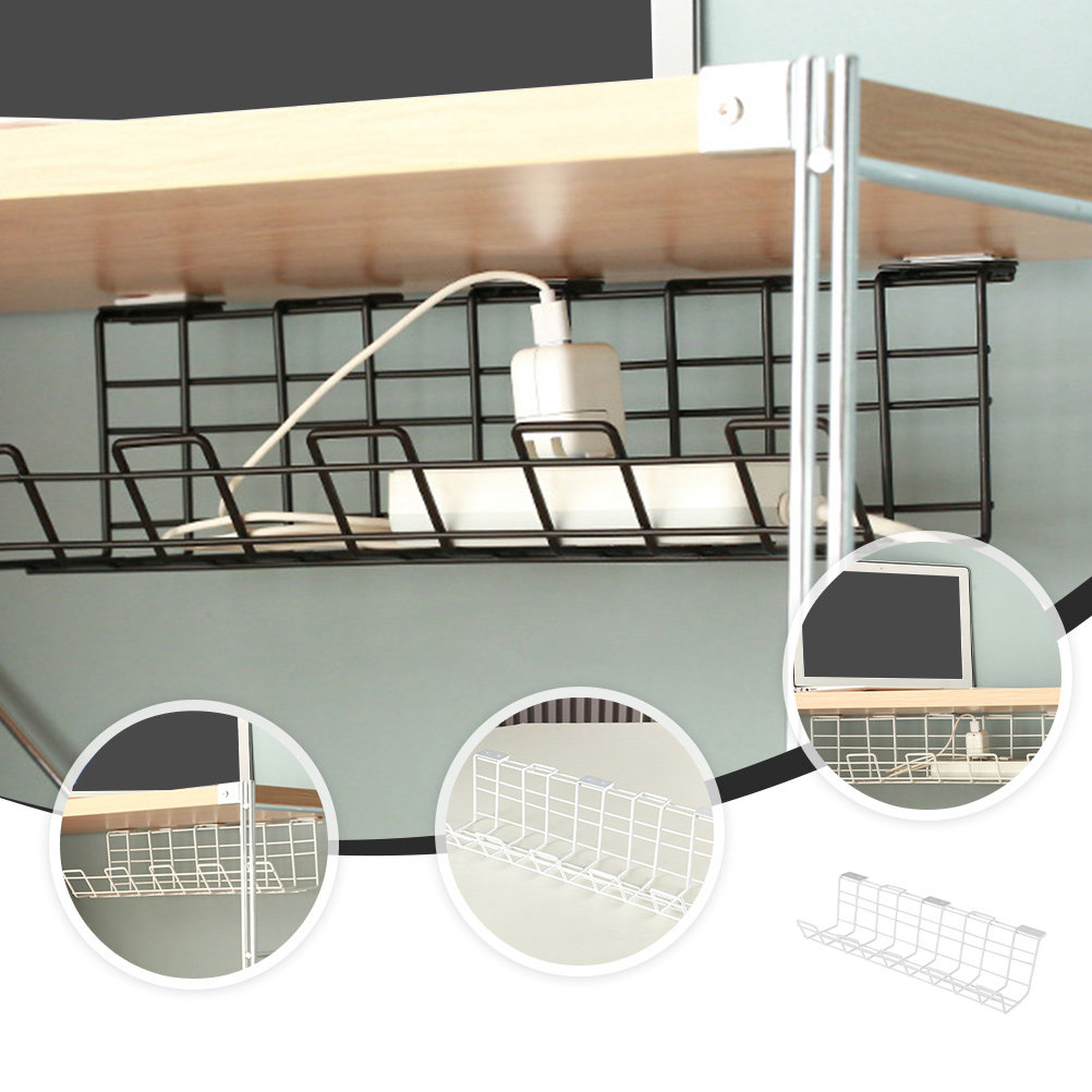 Under Desk Cable Management Ra - Surge Protector Rack 评论和价格