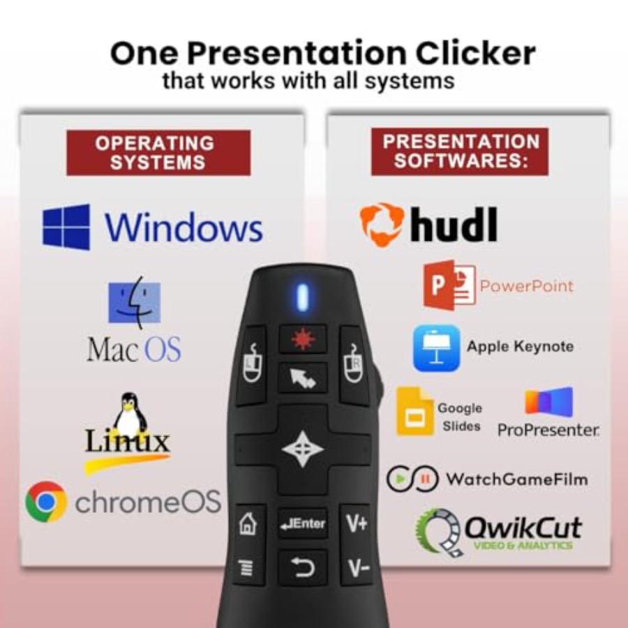 PR-820 Presentation Clicker fo - Presentation Remote Laser 评论和价格