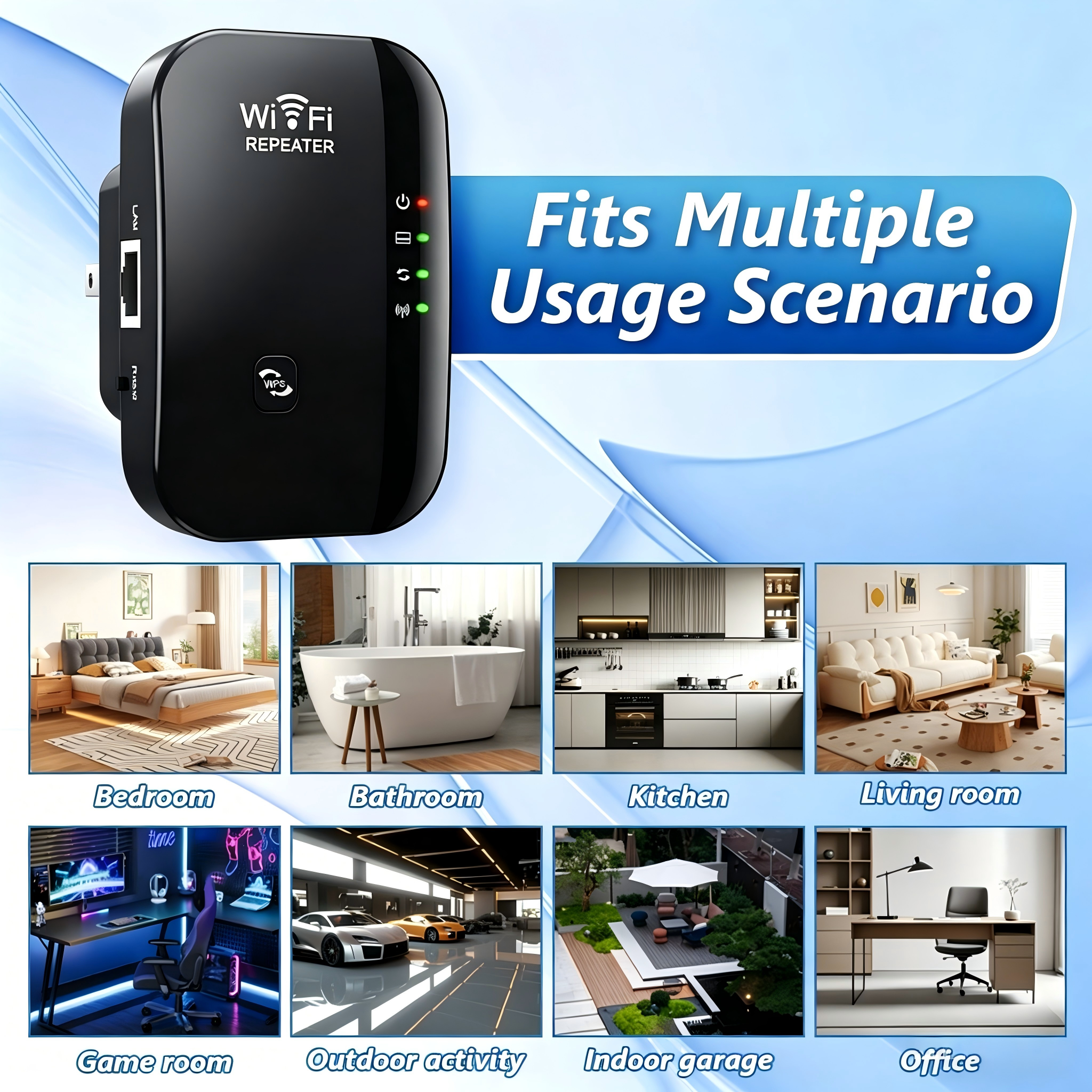 Wireless 300M 2.4GHz WiFi Rang - Wifi Range Extender 评论和价格
